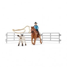 Cowgirl Team Roping Fun - Schleich 42577