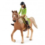 Sarah & Mystery - Arab Mare - Moveable - Schleich Horse Club 42542 