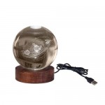 3D Crystal Ball Lamp - Solar System