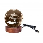 3D Crystal Ball Lamp - Dolphin