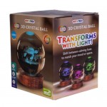 3D Crystal Ball Lamp - Turtle