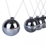 Newtons Cradle with Marble Base