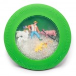 Peekaboo Sensory Bag - Farm - Green - Jellystone