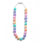 Princess & The Pea Sensory Necklace Pastel - Jellystone Designs