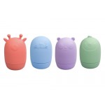 Bath Pourers Silicone Animals Safari - 4pc Set