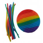 Sensory Activity Board Rainbow - Circle