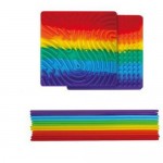 Sensory Activity Board Rainbow - Square