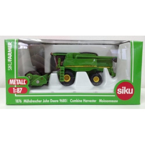 thumbnail image 2 of SIKU 1876 1:87 John Deere 9680i Combine Harvester – HO Scale Diecast Metal Model Toy, Germany 2 of 4