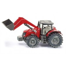 Tractor - Massey Ferguson  with Frontloader - Siku 1985