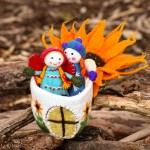 Felt Fairies and Gnomes Playhouse - Sunflower Felt Fairies and Gnomes Playhouse - Sunflower