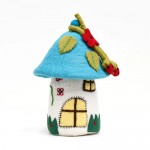 Felt Fairies and Gnomes Playhouse - Blue Roof