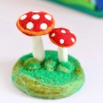 Felt - Toadstools Felt - Toadstools