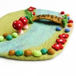 Playscape Felt - Fairy Garden and Bridge