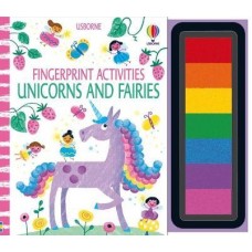 Fingerprint Activities Unicorns and Fairies - Usborne