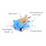 Airplane Propellor with Sound Wooden - Blue