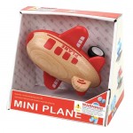 Airplane Racer with Sound Wooden - Red