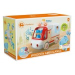 Ambulance with Lights & Sound - Wooden