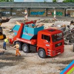 Man Truck TGA Skip Container Truck - Bruder 02741 Man Truck TGA Skip Container Truck - Bruder 02741