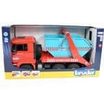 Man Truck TGA Skip Container Truck - Bruder 02741 Man Truck TGA Skip Container Truck - Bruder 02741