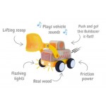 Bulldozer with Lights & Sound - Wooden