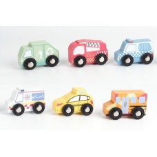 Cars Wooden - Emergency & Service Vehicles