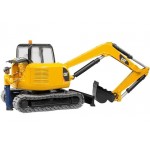 Caterpillar Mini Excavator with Worker - Bruder 02466