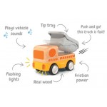 Dump Truck with Lights & Sound - Wooden