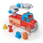 Fire Truck Large with Lights & Sound - Wooden