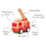 Fire Truck with Lights & Sound - Wooden