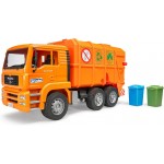 Garbage Truck Rear Loading orange - Bruder 02760