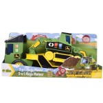 John Deere 2-n-1 Mega Mover & Tracked Digger Motorised with Lights & Sound - Maxx Action 