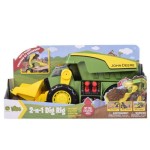 John Deere 2-n-1 Dig & Dump Rig 46cm Motorised Lights & Sounds