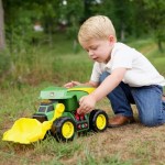 John Deere 2-n-1 Dig & Dump Rig 46cm Motorised Lights & Sounds