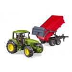  John Deere 6920 Tractor with Frontloader & Tipping Trailer - Bruder 02057