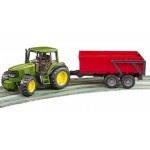  John Deere 6920 Tractor with Frontloader & Tipping Trailer - Bruder 02057
