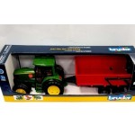  John Deere 6920 Tractor with Frontloader & Tipping Trailer - Bruder 02057