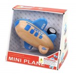 Airplane Racer with Sound Wooden - Blue