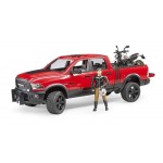 RAM 2500 Power Wagon with Scrambler Bike - Bruder 02502