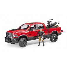 RAM 2500 Power Wagon with Scrambler Bike - Bruder 02502