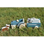 Tractor with Animals & Sheepdog - Wooden 
