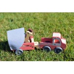 Truck with Horse Trailer - wooden