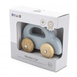 Push Car Wooden - Blue - PolarB - Viga Toys Push Car Wooden - Blue - PolarB - Viga Toys