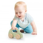 Push Car Wooden - Green - PolarB - Viga Toys Push Car Wooden - Green - PolarB - Viga Toys