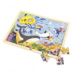 48 pc Viga Toys - Sea Life Wooden Puzzle