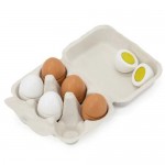 Eggs Wooden Cutting - 6 in carton - Viga Toys