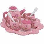 Tea Set Wooden 12 pc - Viga Toys