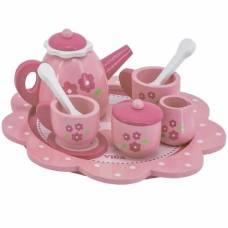 Tea Set Wooden 12 pc - Viga Toys Tea Set Wooden 12 pc - Viga Toys