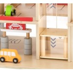 Parking & Gas Station - Wooden Garage - Viga Toys 